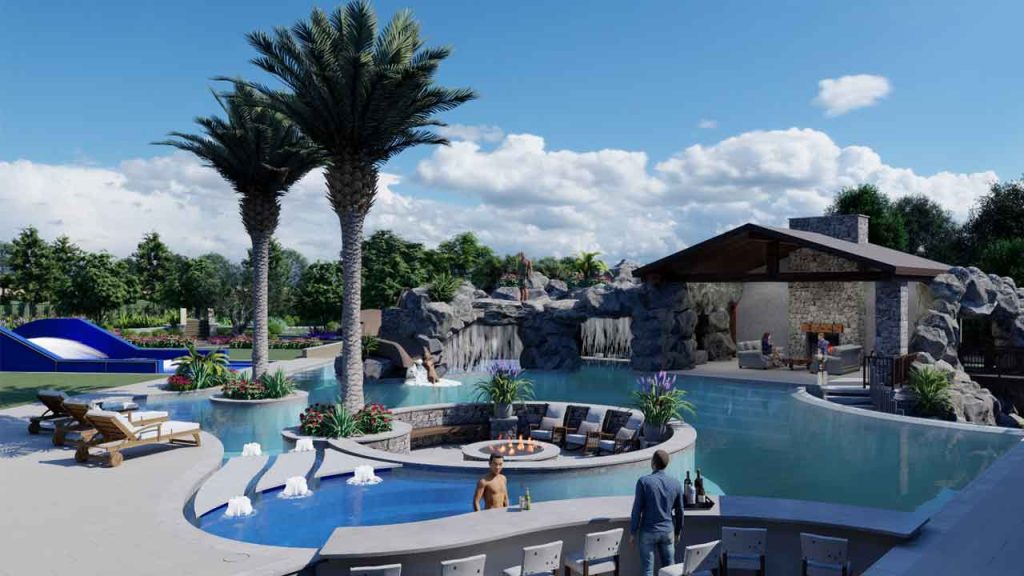 Pool & Spa News: This Backyard Waterpark Resort Takes Residential Poolscapes to a New Level Pool & Spa News: This Backyard Waterpark Resort Takes Residential Poolscapes to a New Level