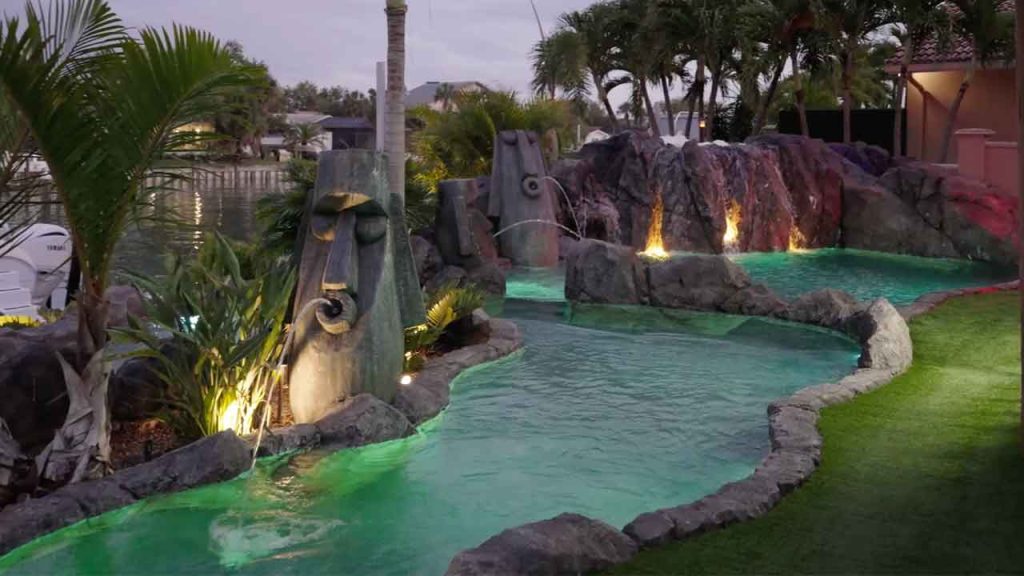 Volcano Pool - Lucas Lagoons Featured in Pool Magazine Volcano Pool - Lucas Lagoons Featured in Pool Magazine